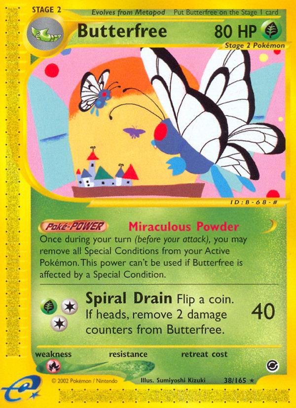 Butterfree (38/165) [Expedition: Base Set] Pokémon