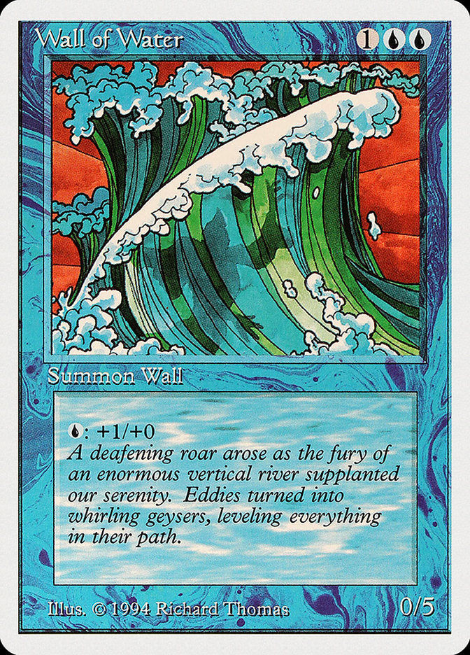 Wall of Water [Summer Magic / Edgar] Magic: The Gathering