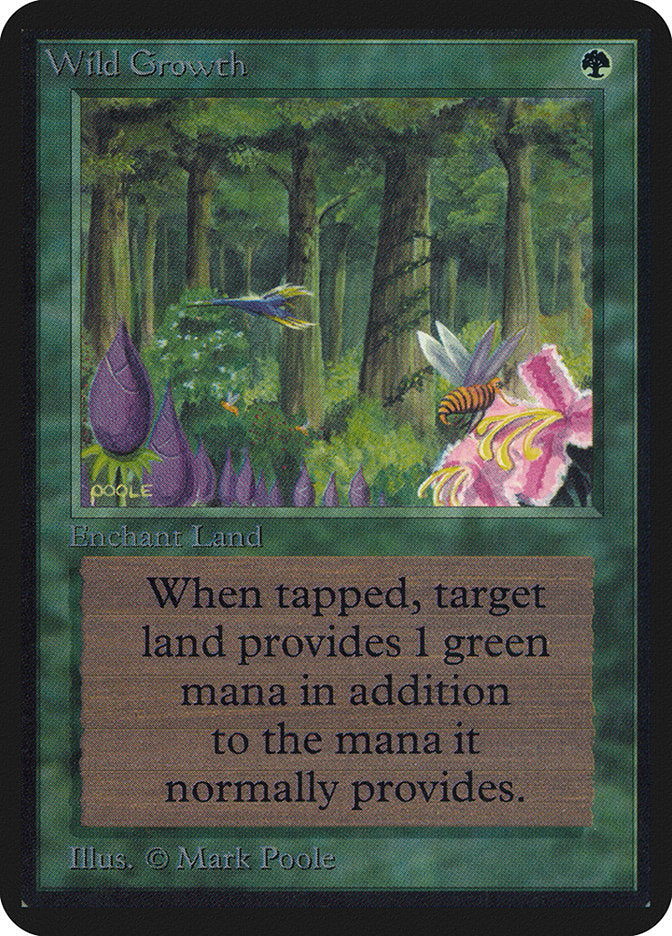 Wild Growth [Alpha Edition] Magic: The Gathering