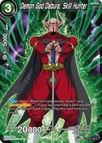 Demon God Dabura, Skill Hunter (BT15-123) [Saiyan Showdown] Dragon Ball Super