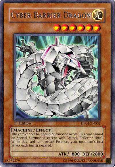 Cyber Barrier Dragon [DP04-EN002] Rare Yu-Gi-Oh!