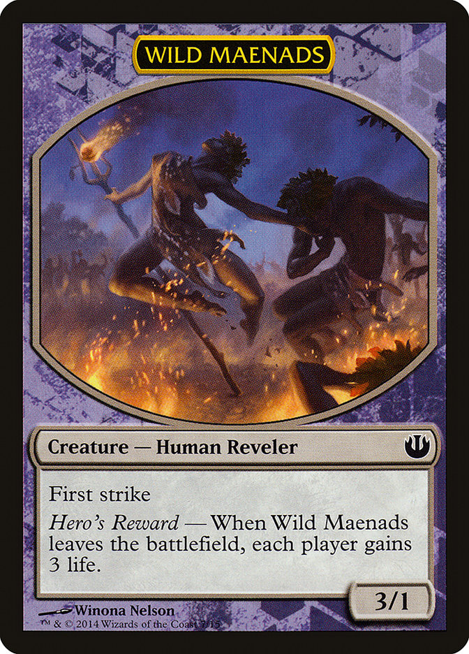 Wild Maenads [Journey into Nyx Defeat a God] Magic: The Gathering