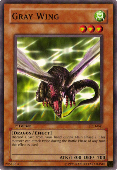 Gray Wing [LOD-041] Common Yu-Gi-Oh!