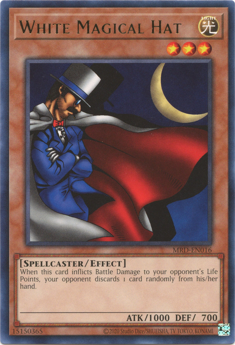 White Magical Hat (25th Anniversary) [MRD-EN016] Rare Yu-Gi-Oh!