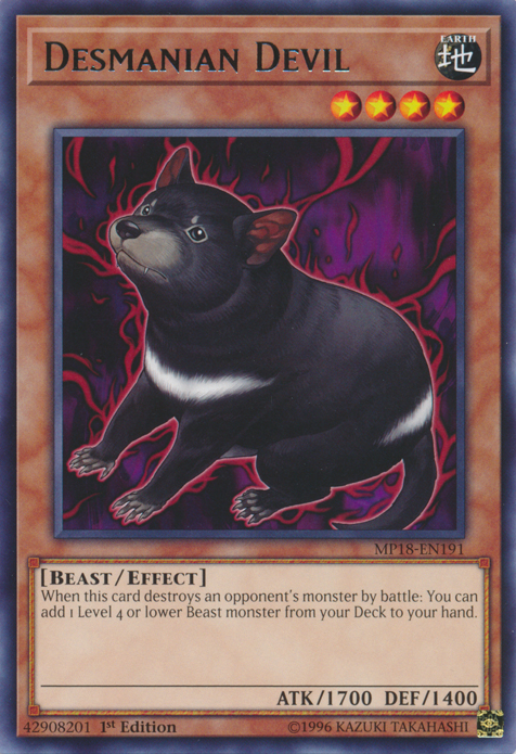 Desmanian Devil [MP18-EN191] Rare Yu-Gi-Oh!