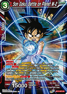 Son Goku, Battle on Planet M-2 (BT17-007) [Ultimate Squad] Dragon Ball Super