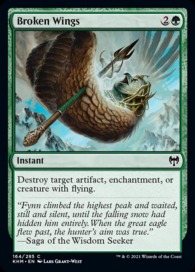 Broken Wings [Kaldheim] Magic: The Gathering