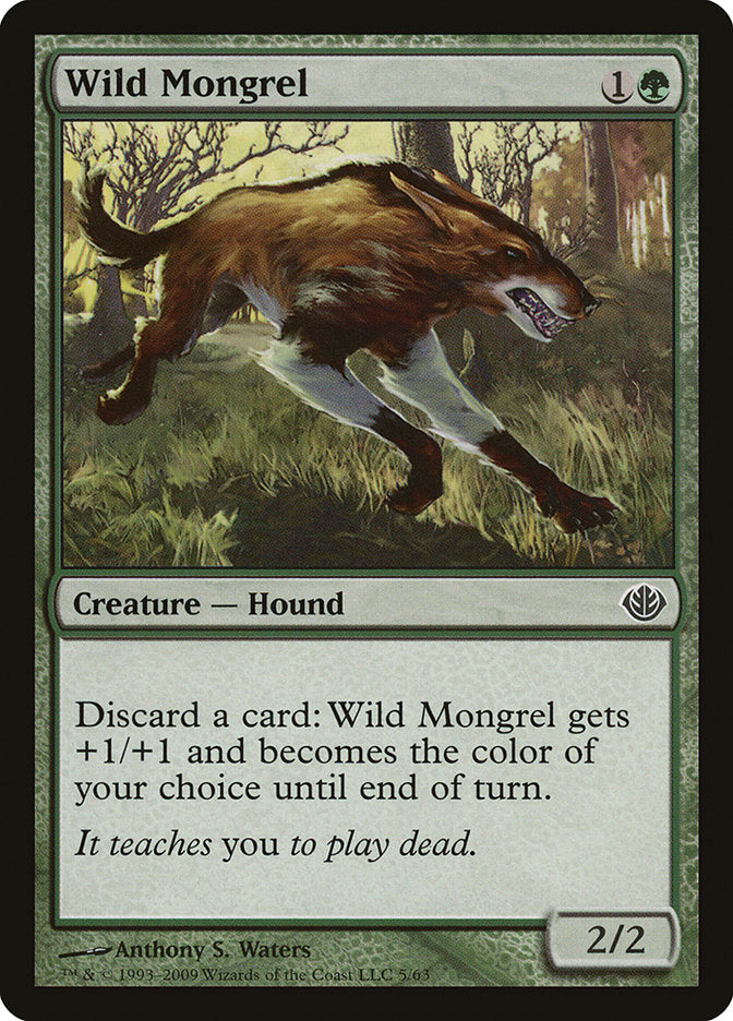 Wild Mongrel [Duel Decks: Garruk vs. Liliana] Magic: The Gathering
