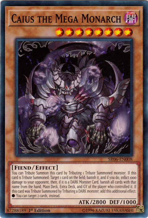 Caius the Mega Monarch [SR06-EN008] Common Yu-Gi-Oh!