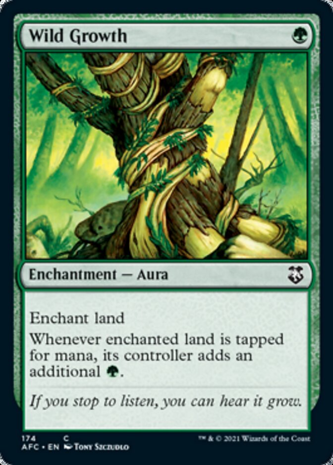 Wild Growth [Dungeons & Dragons: Adventures in the Forgotten Realms Commander] Magic: The Gathering