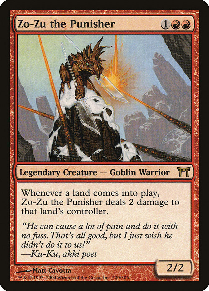 Zo-Zu the Punisher [Champions of Kamigawa] Magic: The Gathering