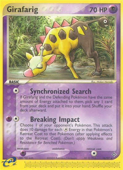 Girafarig (16/97) [EX: Dragon] Pokémon