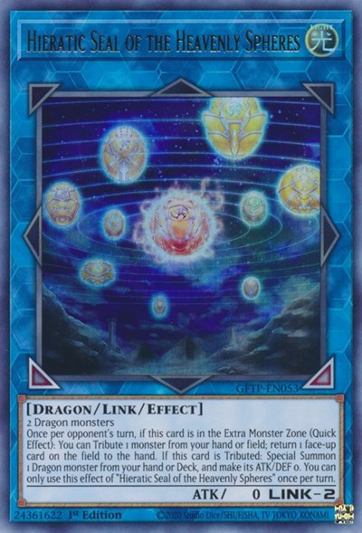 Hieratic Seal of the Heavenly Spheres [GFTP-EN053] Ultra Rare Yu-Gi-Oh!