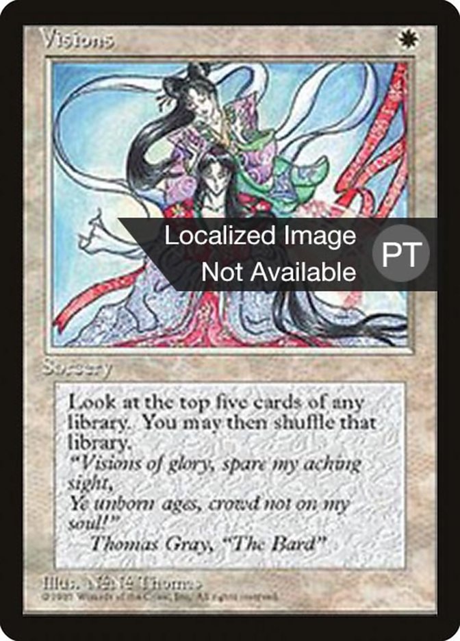Visions [Fourth Edition (Foreign Black Border)] Magic: The Gathering