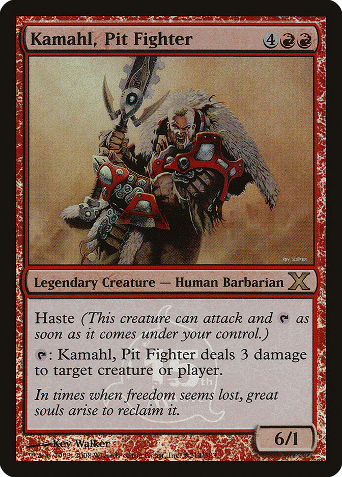 Kamahl, Pit Fighter [15th Anniversary] Magic: The Gathering