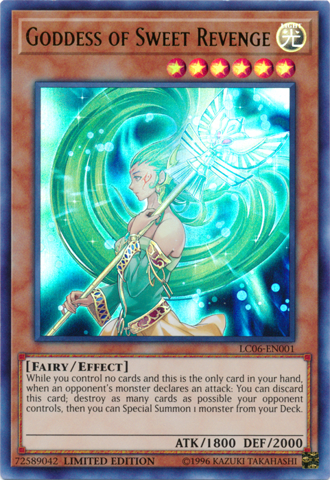 Goddess of Sweet Revenge - LC06-EN001 [LC06-EN001] Ultra Rare Yu-Gi-Oh!