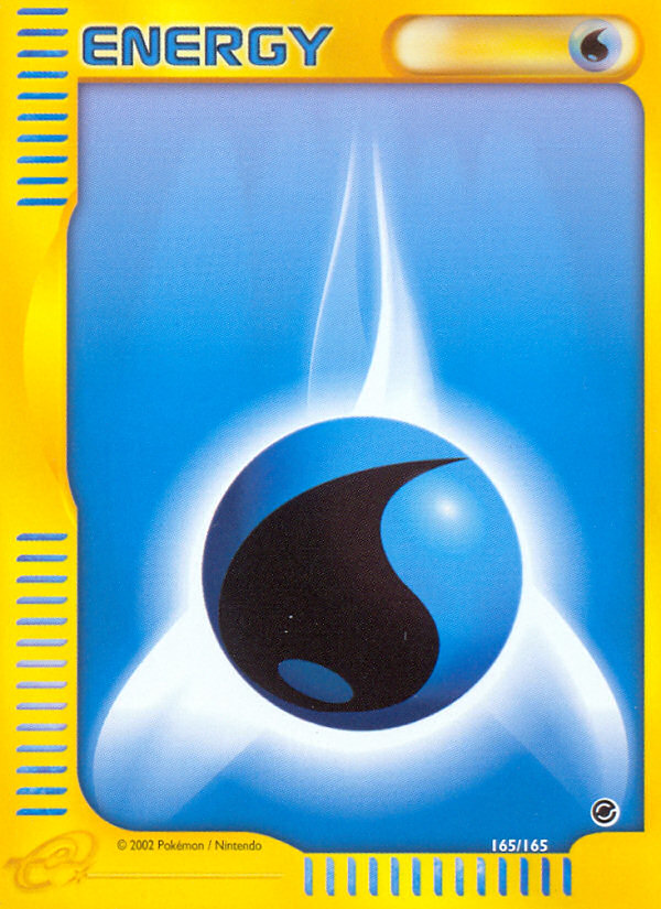 Water Energy (165/165) [Expedition: Base Set] Pokémon
