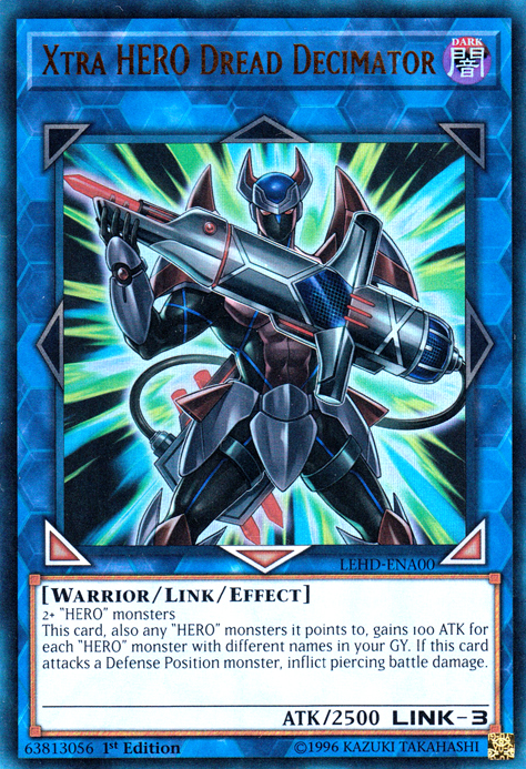 Xtra Hero Dread Decimator [LEHD-ENA00] Ultra Rare Yu-Gi-Oh!