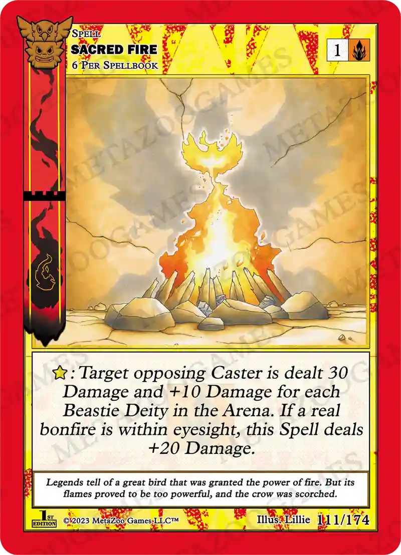 Sacred Fire [Native: First Edition] Metazoo