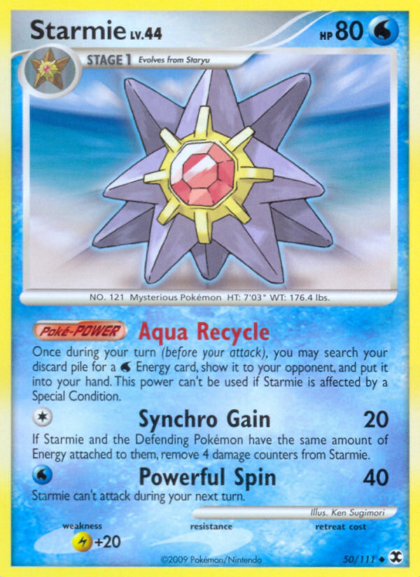 Starmie (50/111) [Platinum: Rising Rivals] Pokémon