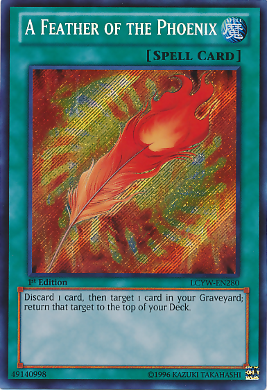 A Feather of the Phoenix [LCYW-EN280] Secret Rare Yu-Gi-Oh!