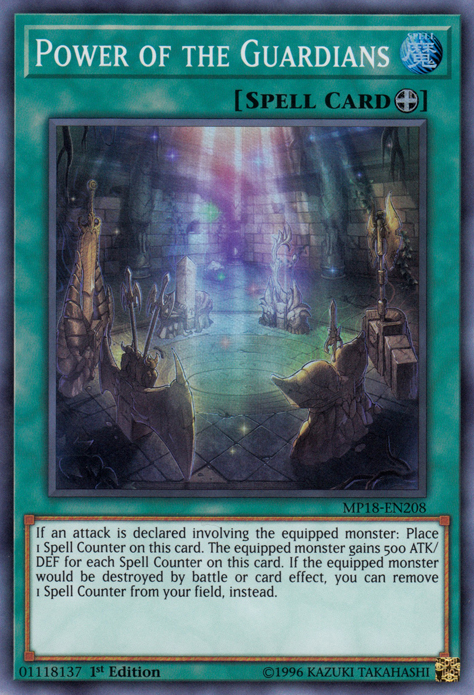 Power of the Guardians [MP18-EN208] Super Rare Yu-Gi-Oh!