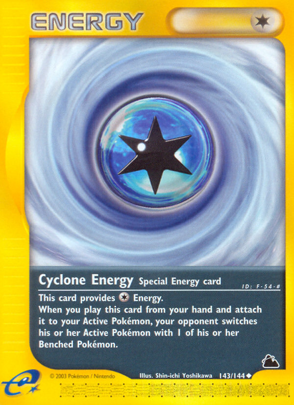 Cyclone Energy (143/144) [Skyridge] Pokémon