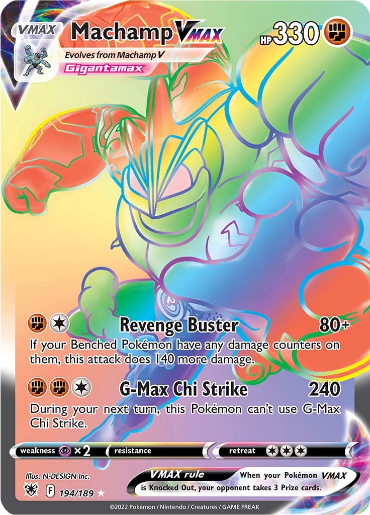 Machamp VMAX (194/189) [Sword & Shield: Astral Radiance] Pokémon