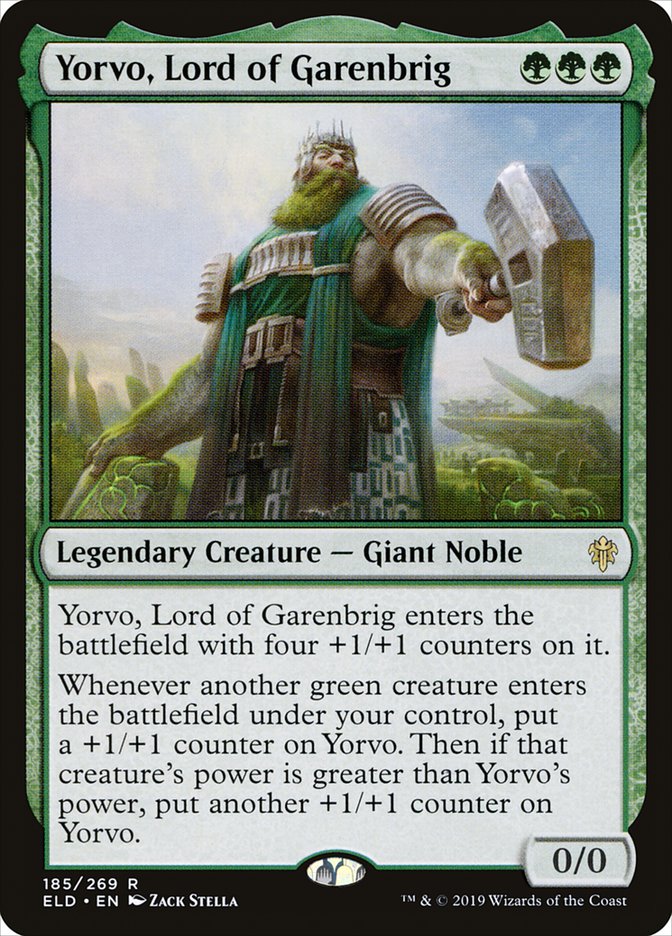 Yorvo, Lord of Garenbrig [Throne of Eldraine] Magic: The Gathering
