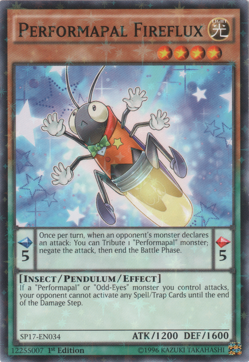 Performapal Fireflux [SP17-EN034] Starfoil Rare Yu-Gi-Oh!