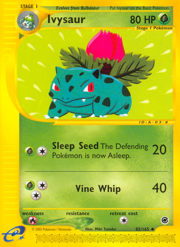 Ivysaur (82/165) [Expedition: Base Set] Pokémon