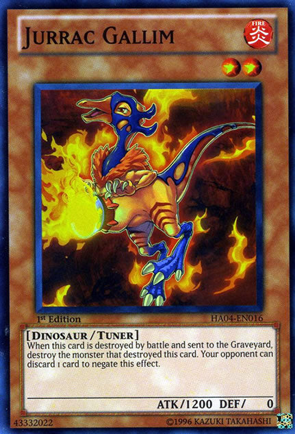 Jurrac Gallim [HA04-EN016] Super Rare Yu-Gi-Oh!