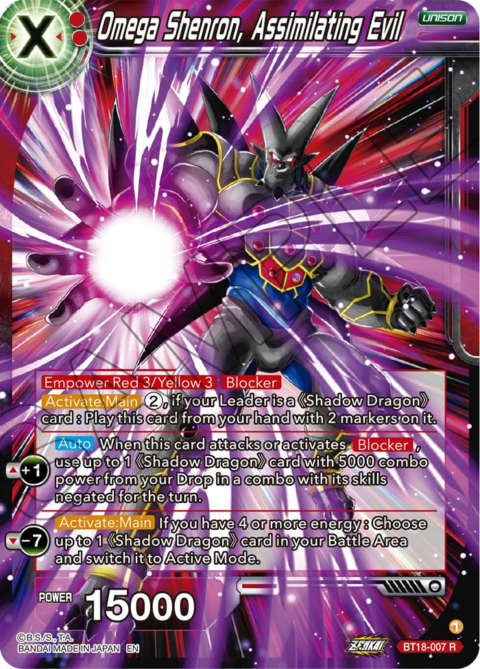 Omega Shenron, Assembling Evil (BT18-007) [Dawn of the Z-Legends] Dragon Ball Super