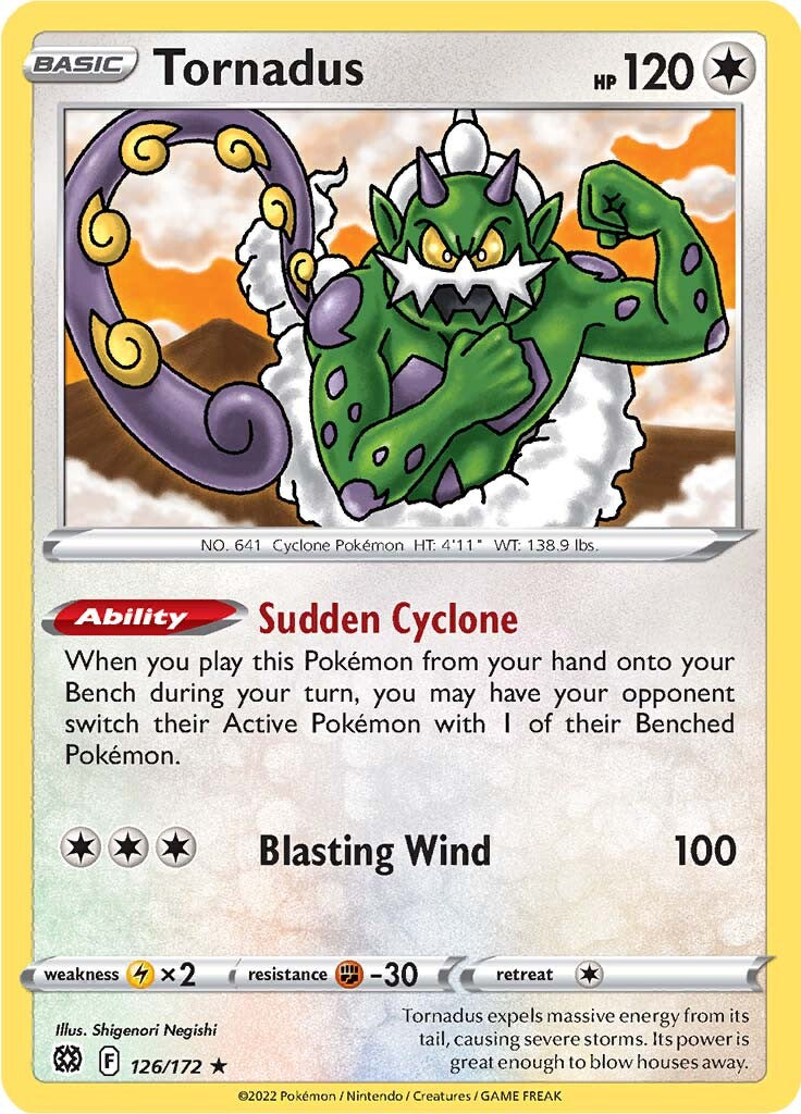 Tornadus (126/172) [Sword & Shield: Brilliant Stars] Pokémon