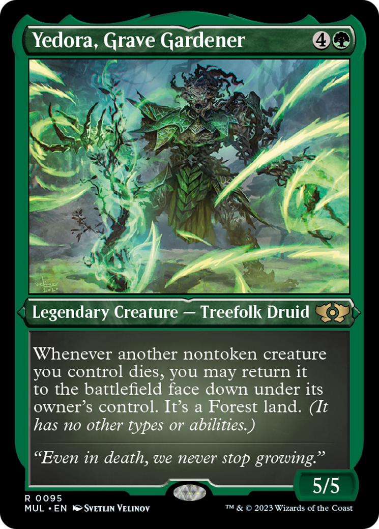 Yedora, Grave Gardener (Foil Etched) [Multiverse Legends] Magic: The Gathering