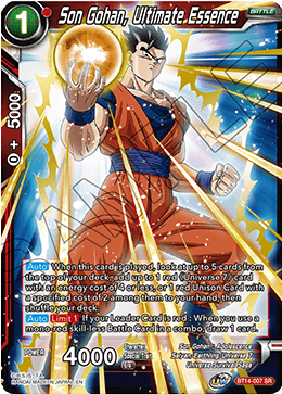 Son Gohan, Ultimate Essence (BT14-007) [Cross Spirits] Dragon Ball Super