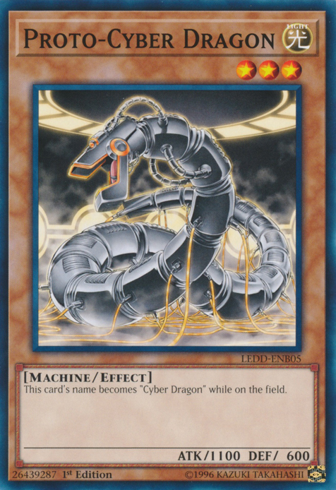 Proto-Cyber Dragon [LEDD-ENB05] Common Yu-Gi-Oh!