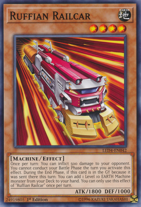 Ruffian Railcar [LED4-EN042] Common Yu-Gi-Oh!