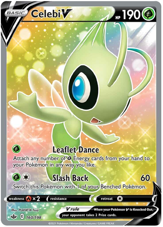 Celebi V (160/198) [Sword & Shield: Chilling Reign] Pokémon