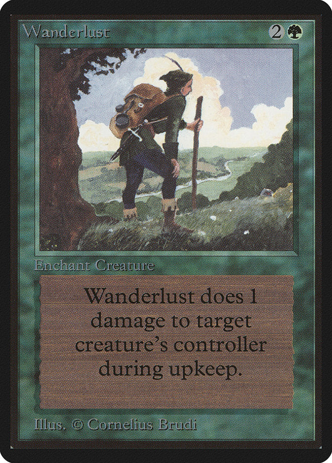 Wanderlust [Beta Edition] Magic: The Gathering