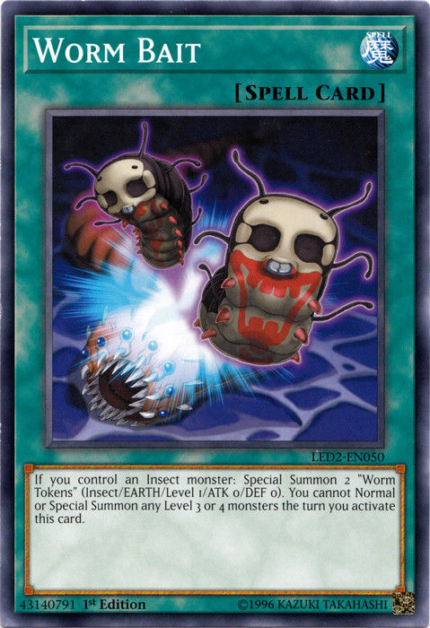 Worm Bait [LED2-EN050] Common Yu-Gi-Oh!