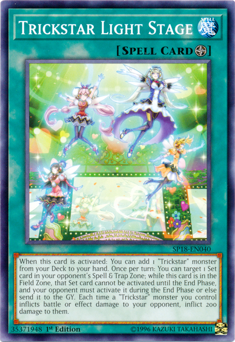 Trickstar Light Stage [SP18-EN040] Common Yu-Gi-Oh!