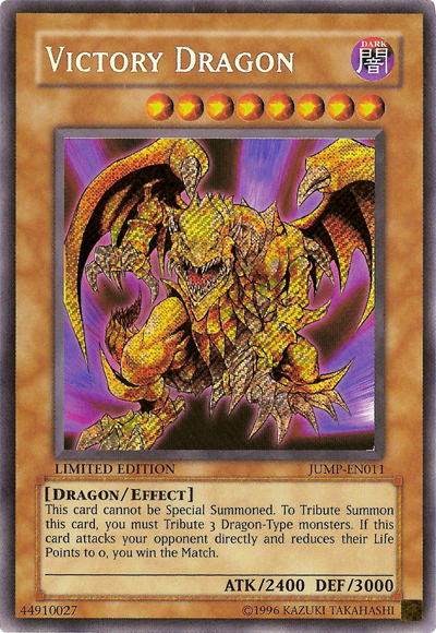 Victory Dragon [JUMP-EN011] Secret Rare Yu-Gi-Oh!