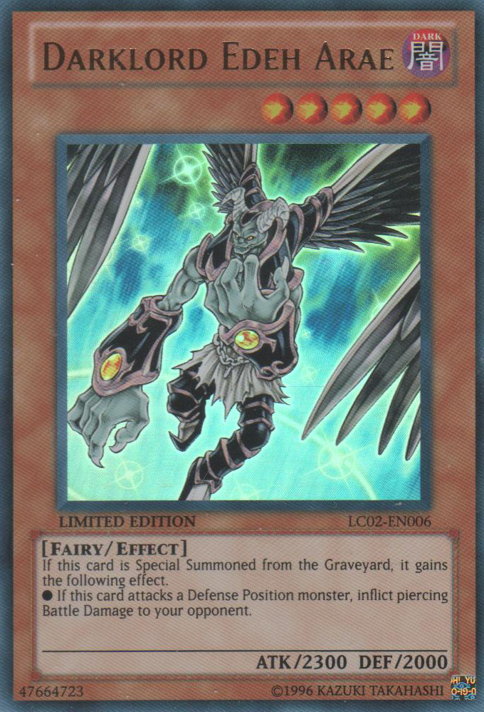 Darklord Edeh Arae [LC02-EN006] Ultra Rare Yu-Gi-Oh!