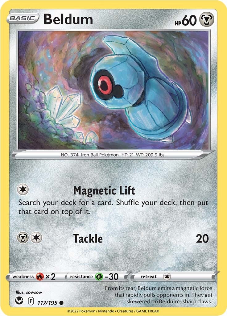 Beldum (117/195) [Sword & Shield: Silver Tempest] Pokémon