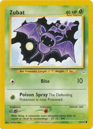 Zubat (59/64) [Neo Revelation Unlimited] Pokémon