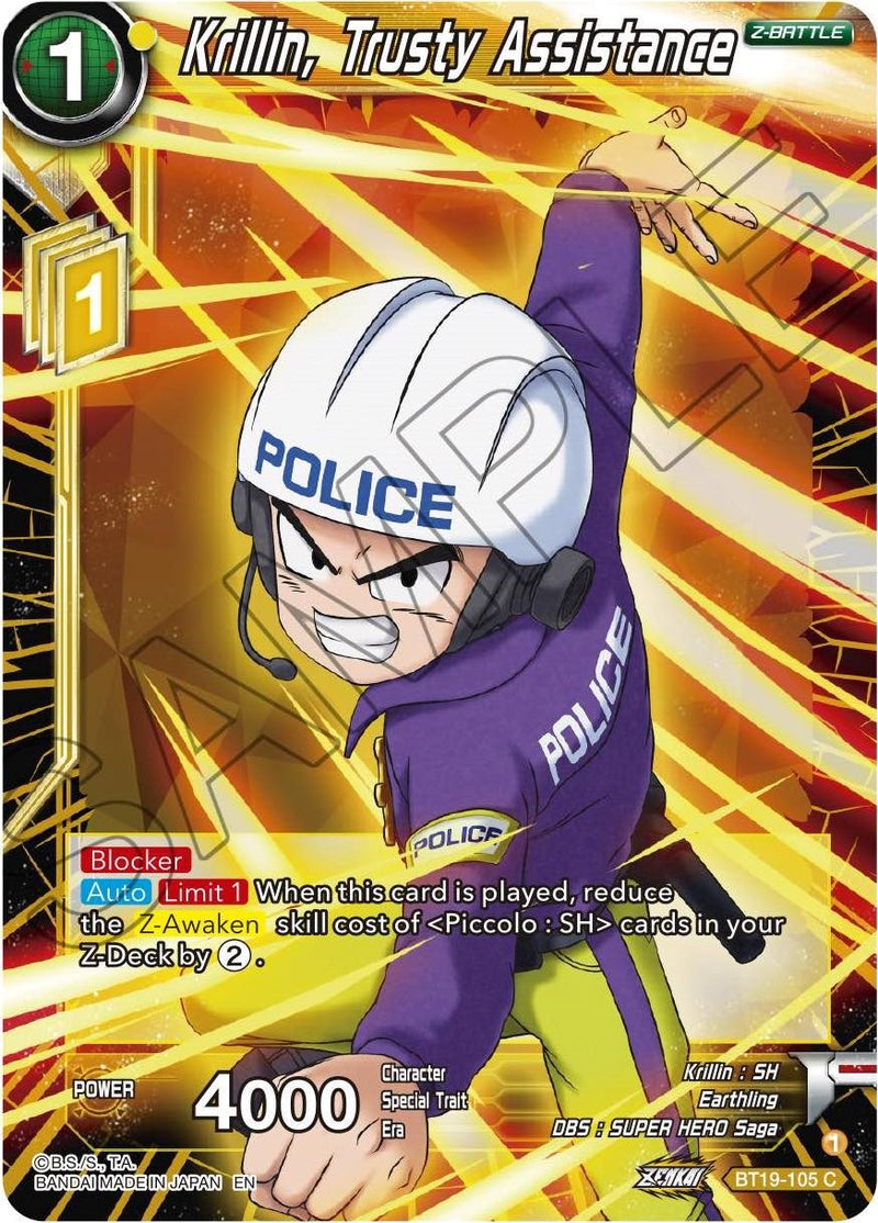 Krillin, Trusty Assistance (BT19-105) [Fighter's Ambition] Dragon Ball Super