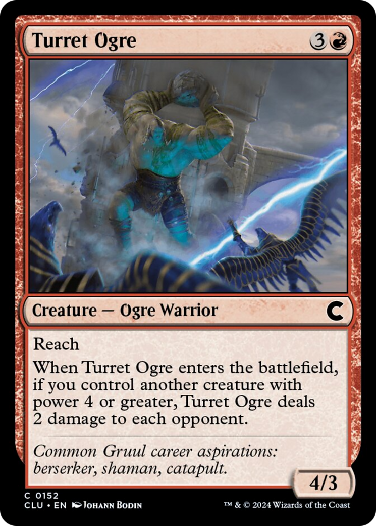 Turret Ogre [Ravnica: Clue Edition] Magic: The Gathering
