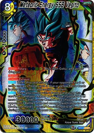 Meteoric Energy SSB Vegito (SPR) (BT7-118) [Assault of the Saiyans] Dragon Ball Super