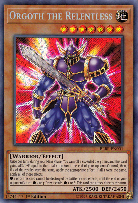 Orgoth the Relentless [BLRR-EN001] Secret Rare Yu-Gi-Oh!